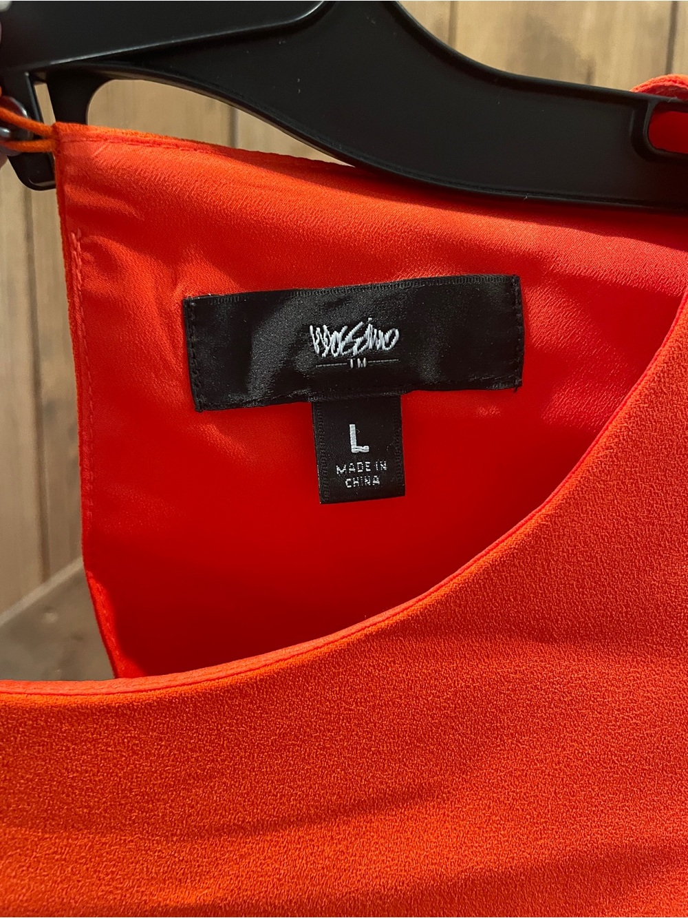Mossimo Bright Orange Tie-Sleeve Women's Dress - Picture 6 of 8